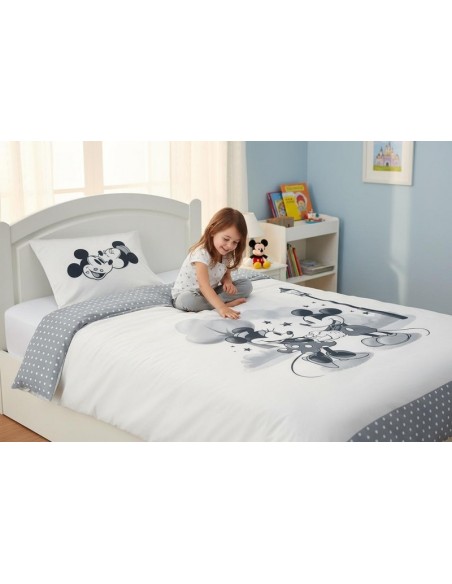 Parure de lit Mickey et Minnie Love - New discount.com