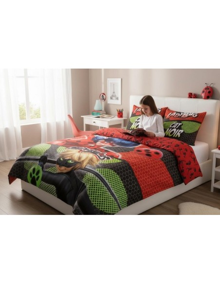 Parure Housse de couette Miraculous - Ladybug - New discount.com