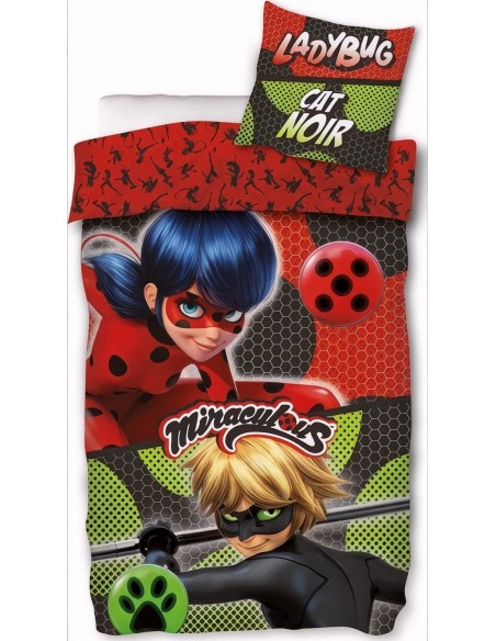 Parure Housse de couette Miraculous - Ladybug - New discount.com