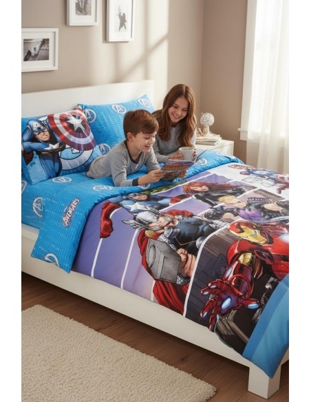 Juego de funda de colcha Avengers -New discount.com