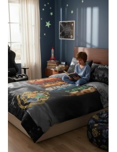 Harry Potter Bettbezug - 1 Bettbezug en Baumwolle - New discount.com 2