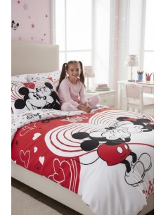 Mickey and Minnie love in red bedding set, New discount.com, Nouvea... 2