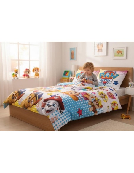 Parure de Lit Pat Patrouille - Paw Patrol - New discount.com