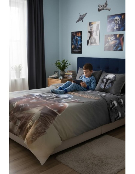 Star Wars Mandalorian bed linen set, New discount.com, Nouveautés c...
