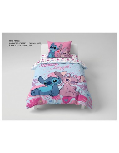 Parure housse de couette Stitch En coton - New discount.com