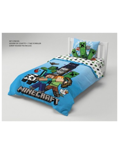 Parure de lit Minecraft - housse de couette Minecraft - New discoun...