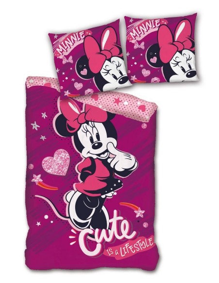 Minnie Disney Duvet Cover Set -New discount.com