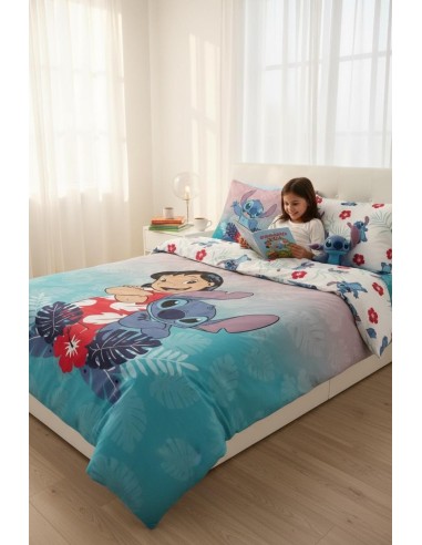 Parure housse de couette Stitch En coton - New discount.com