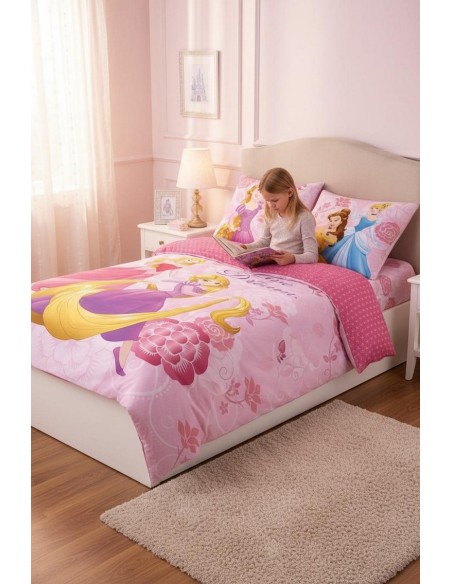 Parure Housse de couette Princesse Disney - New discount.com
