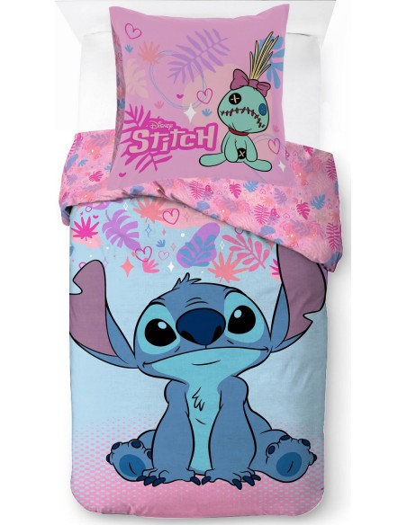 Parure housse de couette Stitch En coton - New discount.com