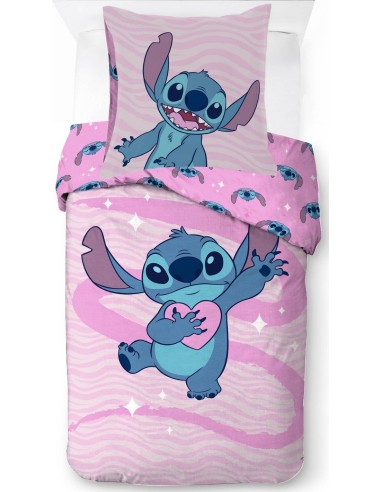 Parure housse de couette Stitch En coton - New discount.com