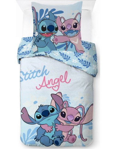 Parure housse de couette Stitch En coton - New discount.com