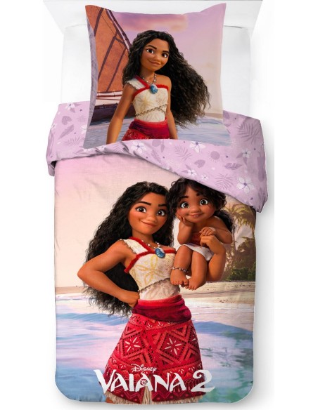 Parure housse de couette Vaiana En coton - New discount.com