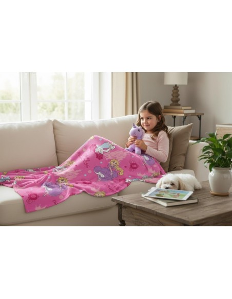 Plaid Polaire Princesse Disney - New discount.com