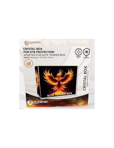 Phoenix Shield - Boite de Rangement - - Protection SOUPLE - CRYSTAL...