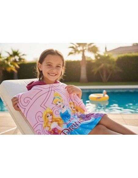 Poncho de baño con capucha Disney PRINCESS -New discount.com