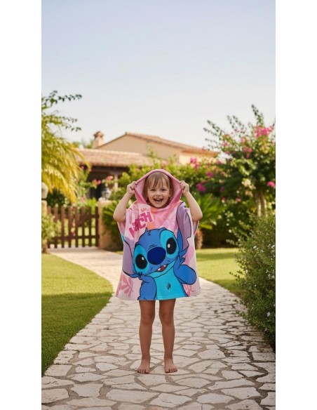 Stitch Disney Swim Poncho con capucha -New discount.com