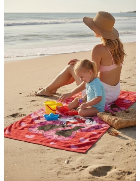Asciugamano o telo Mare Minnie Disney cotone - New discount.com