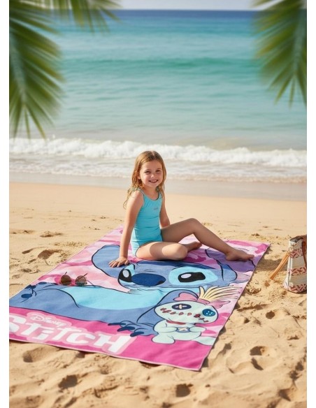 Drap de bain Lilo and Stitch Disney - New discount.com