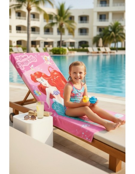 Drap de plage ou drap de bain Princesse Ariel Disney - New discount...