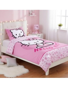 Juego de funda de colcha Hello Kitty -New discount.com 2