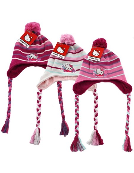 Bonnet péruvien Hello Kitty