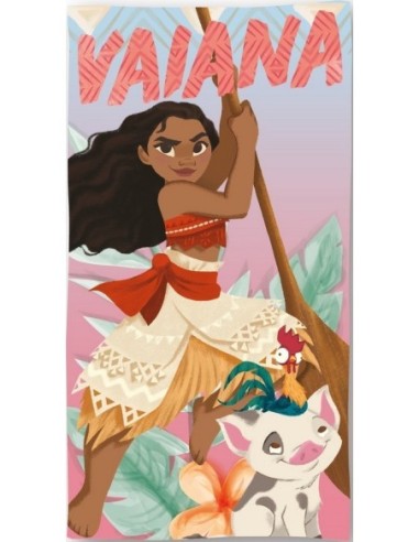 Toalla de playa Vaiana Disney de algodón -New discount.com