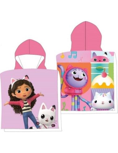 Poncho de bain Gabby's Dollhouse à capuche - New discount.com