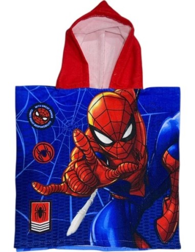 Poncho de bain Spider-Man à capuche - New discount.com