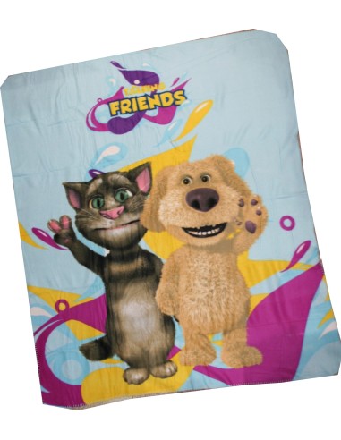 Plaid polaire Talking Friends - 130x 160cm - New discount.com