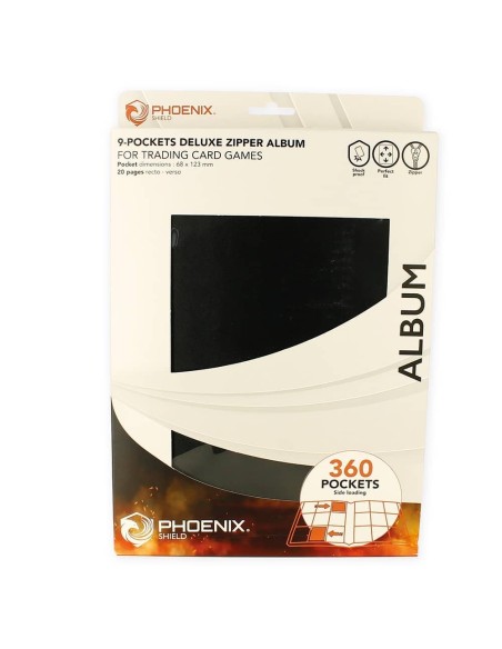 Album 9 pochettes - Zip Album Deluxe Black - New discount.com