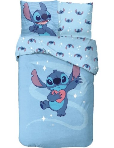 Parure housse de couette Lilo and Stitch Disney En coton - New disc...