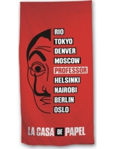 Drap de plage ou Serviette de bain La Casa de Papel -Bella Ciao - N... 2