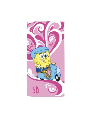 Drap de Plage Bob L'éponge 76x152 cm 100% Coton - New discount.com