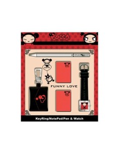 Cassa quadrata in metallo con orologio Pucca - New discount.com
