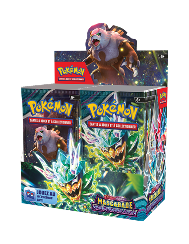 Booster Pokémon écarlate et violet Mascarade Crépusculaire EV06 en ...