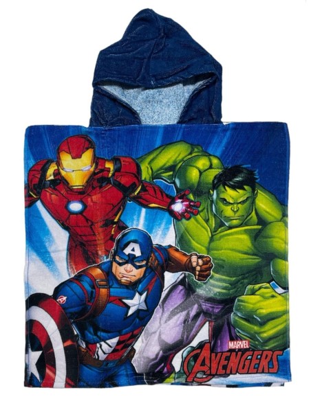 Poncho de bain Avengers Marvel à capuche en coton - New discount.com