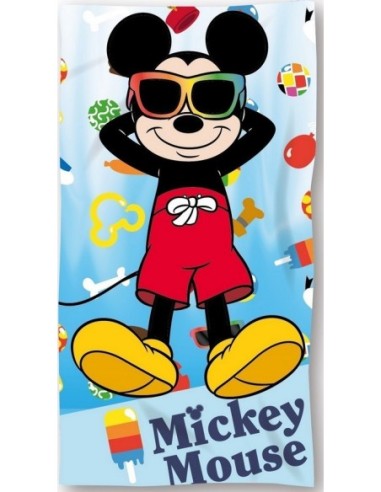 Drap de plage ou drap de bain Mickey Disney en coton - New discount...