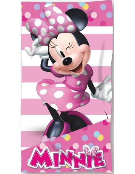 Serviette de plage ou Drap de bain Minnie Disney - New discount.com