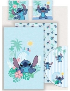Parure de lit Stitch Disney - housse de couette Stitch Disney - New... 2