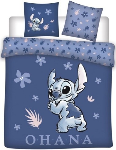 Parure de lit Stitch 2 Personnes Stitch Disney en coton - New disco...