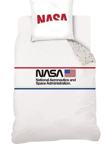Parure housse de couette Nasa en coton - New discount.com