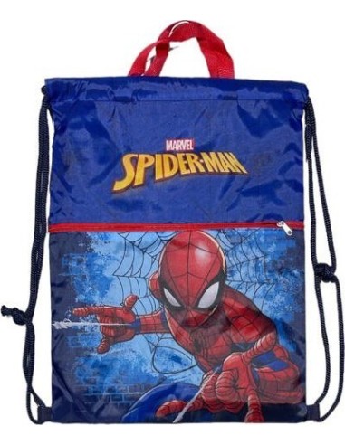 Mochila saco cordones 45cm de Spiderman de luxe -New discount.com