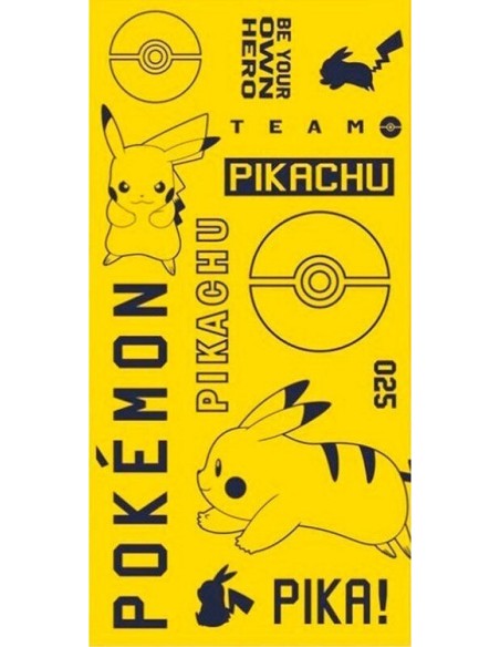 Serviette de plage ou drap de bain Pokémon en coton - New discount.com