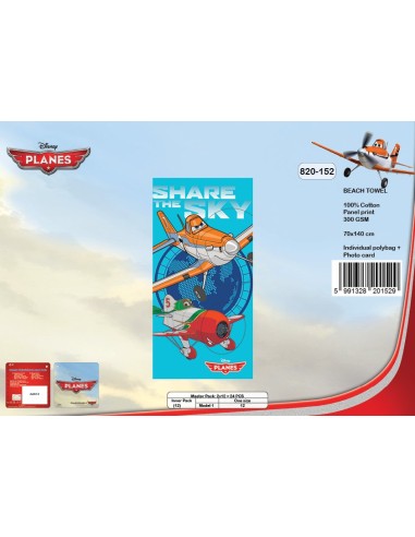 Drap de plage Planes Disney - 820-152 - New discount.com