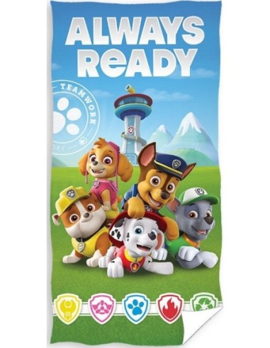 Drap de plage ou Serviette de bain Paw Patrol - New discount.com