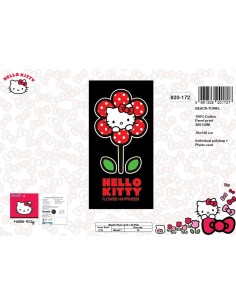 Toalla de playa de algodón Hello Kitty -New discount.com