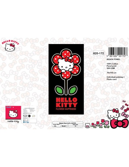 Telo mare in cotone Hello Kitty - New discount.com