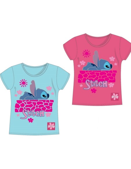 Maglietta a manica corta Stitch Disney - New discount.com