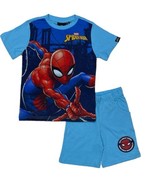 Ensemble T-shirt avec Short Spider-man Marvel - New discount.com